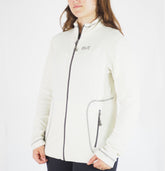 Womens Jack Wolfskin Performance 1701511 White Sand Warm Fleece Sweatshirt